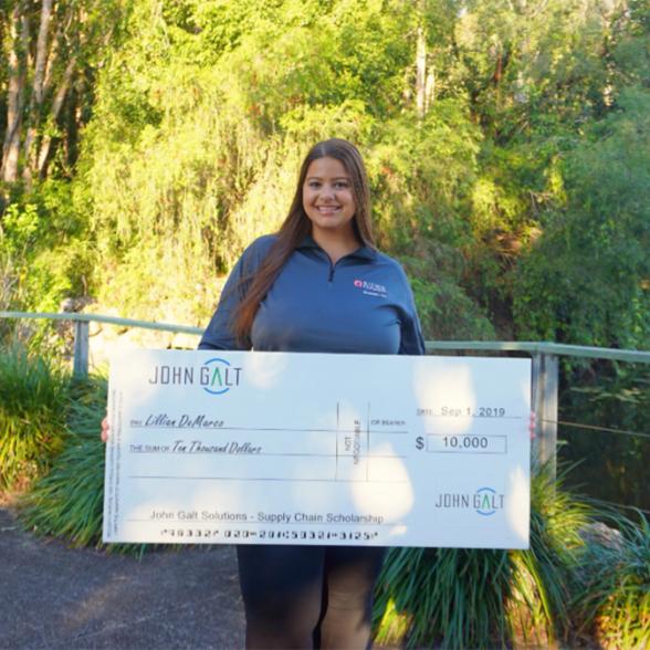 Rider junior wins $10k scholarship for global supply chain s